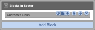Customer Links Block Customer Links Block