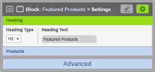 Featured Products - Heading Settings Featured Products - Heading Settings