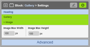 Gallery Block - Image Settings Gallery Block - Image Settings