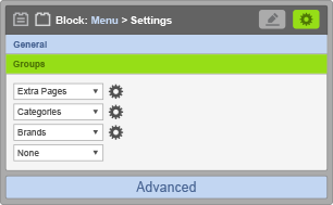 Menu Block - Groups Menu Block - Groups
