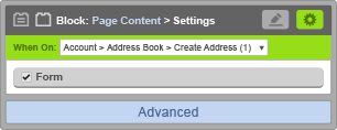Page Content Block - When On Account Address Book Create Address Page Content Block - When On Account Address Book Create Address