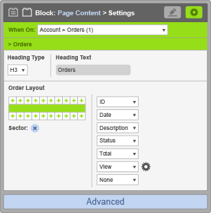 Page Content Block - When On Account Orders - Orders Page Content Block - When On Account Orders - Orders