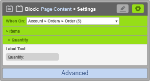 Page Content Block - When On Account Orders Order - Quantity Settings Page Content Block - When On Account Orders Order - Quantity Settings