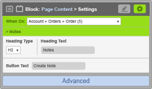 Page Content Block - When On Account Orders Order - Notes Page Content Block - When On Account Orders Order - Notes