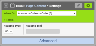 Page Content Block - When On Account Orders Order - Totals Page Content Block - When On Account Orders Order - Totals