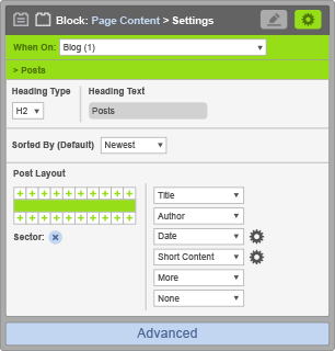 Page Content Block - When On Blog - Posts