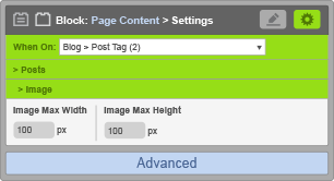 Page Content Block - When On Blog Post Tag - Image Settings Page Content Block - When On Blog Post Tag - Image Settings