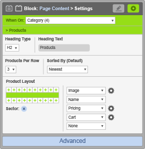 Page Content Block - When On Category - Products Page Content Block - When On Category - Products