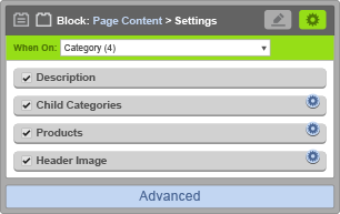 Page Content Block - When On Category Page Content Block - When On Category