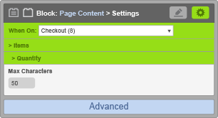 Page Content Block - When On Checkout - Short Description Settings Page Content Block - When On Checkout - Short Description Settings