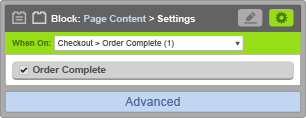 Page Content Block - When On Checkout Order Complete Page Content Block - When On Checkout Order Complete