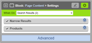 Page Content Block - When On Search Results Page Content Block - When On Search Results
