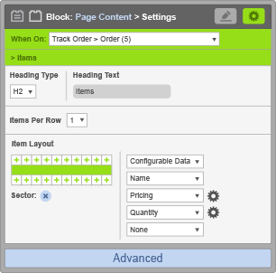 Page Content Block - When on Track Order Order - Items Page Content Block - When on Track Order Order - Items