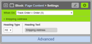 Page Content Block - When on Track Order Order - Shipping Address Page Content Block - When on Track Order Order - Shipping Address
