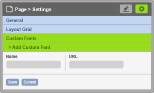 Sub-Panel 1 - Add Custom Font Sub-Panel 1 - Add Custom Font
