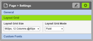 Sub-Panel 1 - Layout Grid