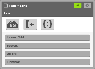 Sub-Panel 1 - Page Styles