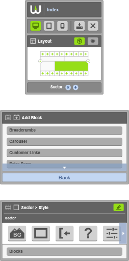 Theme Builder Panels Theme Builder Panels
